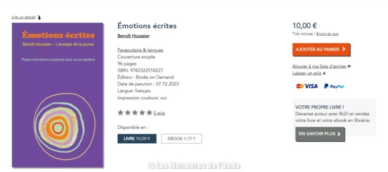 EMOTIONS ECRITES EMOTIONS ECRITES