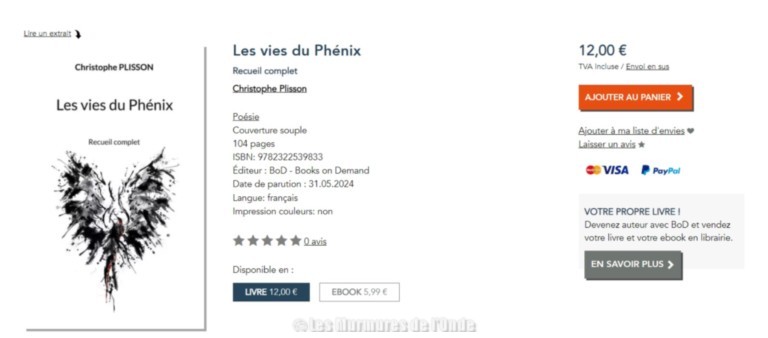 LES VIES DU PHENIX LES VIES DU PHENIX